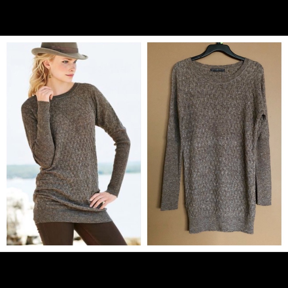 PERUVIAN CONNECTION Alpaca Hayden Tunic Sweater XS